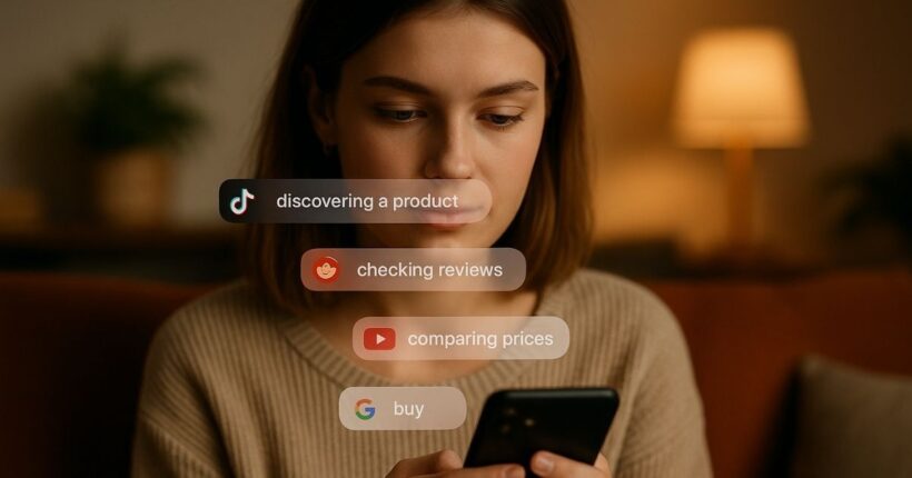 YouTube, TikTok un Instagram tagad veido 60% no produktu atklāšanas